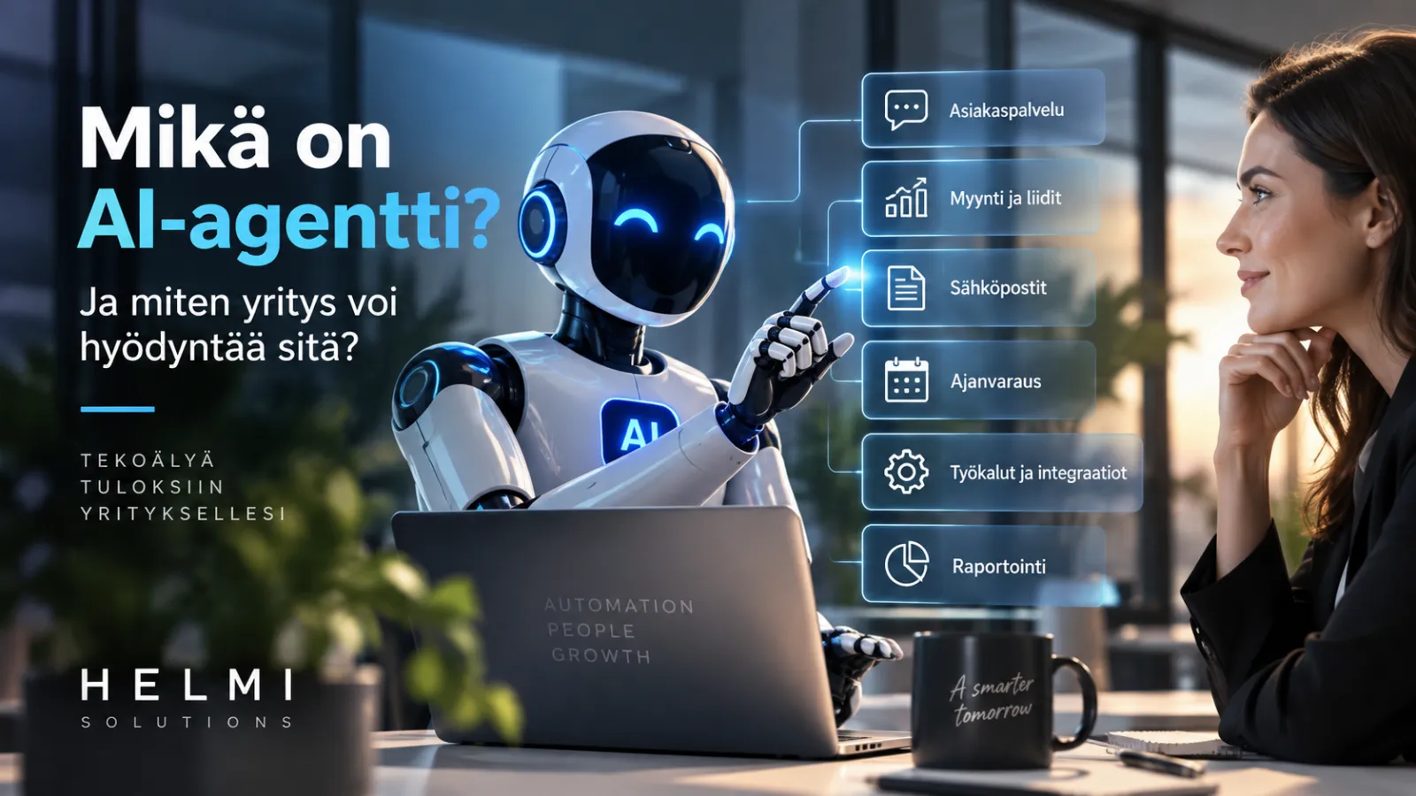 AI-agentti automatisoi yrityksen digitaalisia työprosesseja
